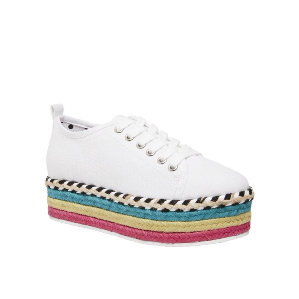 Betsey Johnson Multi Espadrille Platform Sneaker